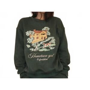 NEW BAILEY ROSE hometown girl sweatshirt in green